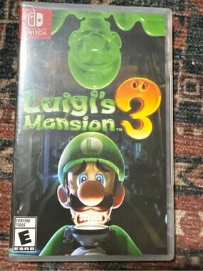 Nintendo Luigi's Mansion 3 – Green, Yellow and Black Cover Art